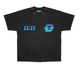 DISMISSED - Manifest 1111 Distressed Box Tee - Black